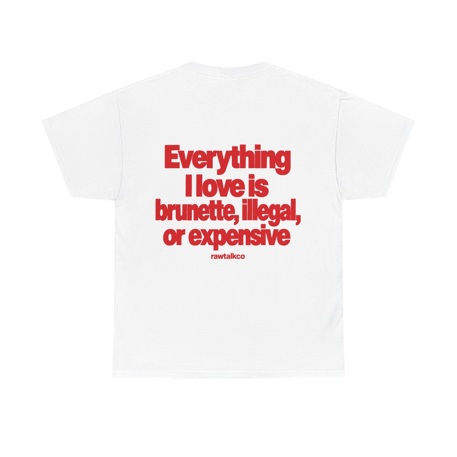 Everything I Love Is Brunette, Legal, or Expensive T-Shirt