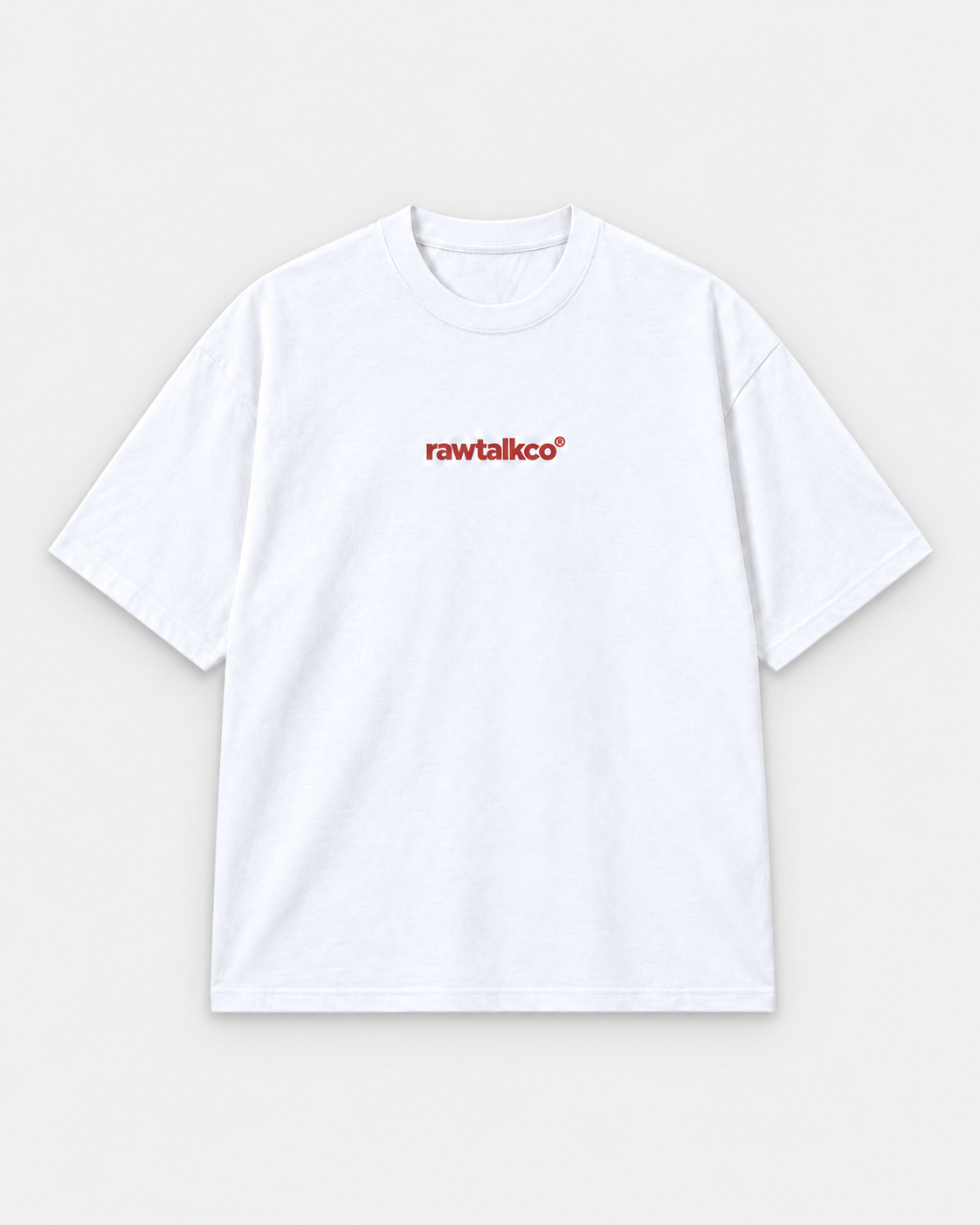 Áo thun trắng logo rawtalkco®